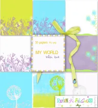 تحميل سكراب رائع Scrap Kit - MY WORLD whit love