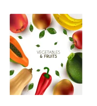 تصميم خضروات وفواكه منوعه Fruits & Vegetables Mix