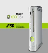 تحميل وتنزيل تصميم فوتوشوب مفتوح جهاز إكس بوكس Xbox 360 .PSD