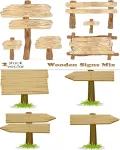 تصميم لوحات خشبيه منوعه رهيبه Wooden Signs Mix