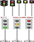 تصميم اشارات مرور منوعه Color traffic lights