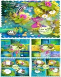 تحميل سكرابز ورود Scrap Set - Joyful Spring PNG and JPG Files