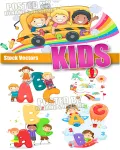 ستوكات فيكتور اطفال Kids - Stock Vectors