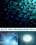 خلفيات زرقاء رائعه Blue Backgrounds Set 9