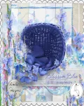 تحميل سكرابز سكراب ازرق Scrap kit - Blossom blue