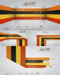 رسوم بيانيه احصائيات فيكتور Minimal infographics design. Vector 2