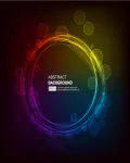 خلفية اطار دائري ساحره تصميم تحميل مباشر magic circle abstract background