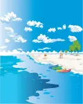 تصميم شاطئ جزيرة مميز ملف مفتوح تحميل مباشر