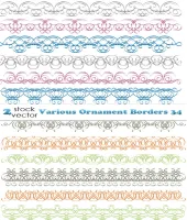 تحميل اطارات زخارف Various Ornament Borders 34