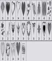 تحميل وتنزيل فرش فوتوشوب Hearts Brushes