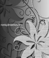 فرش ورود للزخرفه فوتوشوب Floral Swirl brushes