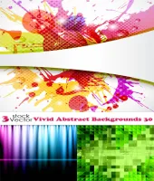 تحميل خلفيات رائعه Vectors - Vivid Abstract Backgrounds 30