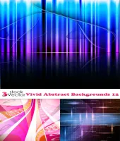 تحميل خلفيات فيكتور Vectors - Vivid Abstract Backgrounds 12
