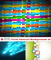تحميل خلفيات فيكتور مميزه Vectors - Vivid Abstract Backgrounds 26