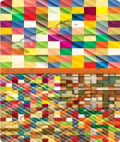 خلفيات ملونه فيكتور Multicolored squares vector background