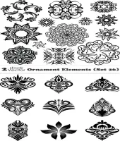 زخارف فيكتور جديده روعه Ornament Elements Set 26