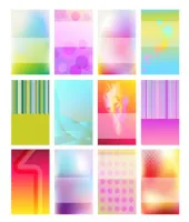 تحميل خلفيات فيكتور vectors - Brilliant halo card background 01