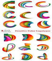 شعارات لوقو ملونه Creative Color Logotypes