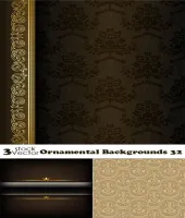 تحميل خلفيات فيكتور Vectors - Ornamental Backgrounds Set 32
