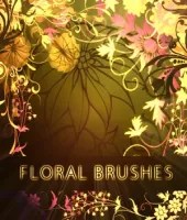 تحميل فرش ورود فوتوشوب روعه جديده Cute Floral Brushes