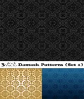 باترن نقش فيكتور جميل وجديد Damask Patterns set 1