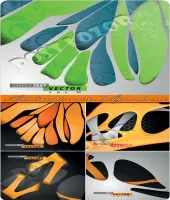 تحميل خلفيات فيكتور Abstract creative vector backgrounds set 2