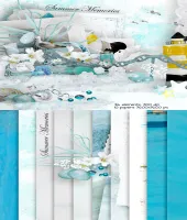 تحميل سكرابز سكراب سماوي Scrap Set - Summer Memories