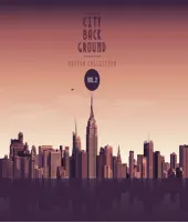 تصميم مدن رائعه Vector City Skyline Vol2