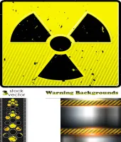 خلفيات فيكتور خطر Vectors - Warning Backgrounds