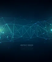 خلفية تقنية داكنة تصميم جميل ملف مفتوح