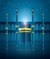 تصميم الكعبه المكرمه بملف مفتوح فيكتور ابداعي 