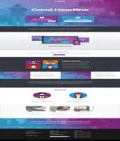 تصميم الصفحه الرئيسية للموقع ملف مفتوح psd
