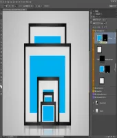 تحميل وتنزيل تصميم فوتوشوب مفتوح اطارات صور Black Picture Frame Mockup PSDs