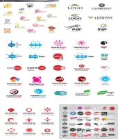 تحميل فيكتور شعارات Logo Elements Vector Set 21