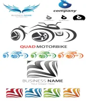 شعارات فيكتور جميله ملفات مفتوحه Logo Elements Vector Set #49
