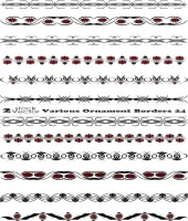 اطارات مزخرفه مميزه Various Ornament Borders 24