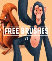 تحميل وتنزيل فرش فوتوشوب الحيوانات Free Stroke Brushes