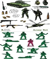 تصميم الجيش جنود واسلحه Army Set