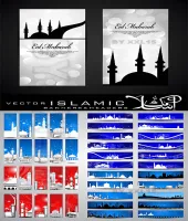 بنرات اسلاميه Islamic banners set 2