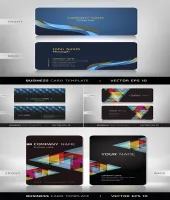 بطاقات شركات اكثر من رائعه Business card abstract background 