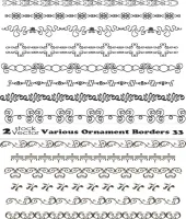 تحميل اطارات زخارف Various Ornament Borders 33