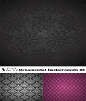 تحميل خلفيات فيكتور جديده Vectors - Ornamental Backgrounds 50