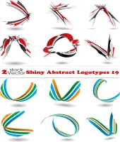 شعارات رائعه جديده Shiny Abstract Logotypes 19