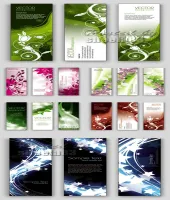 فيكتور بنرات بملفات مفتوحه Vectors - Abstact Color Banners 