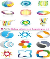 شعارات جديده روعه Shiny Abstract Logotypes 18