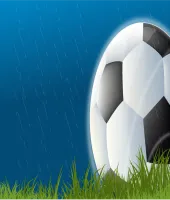 تصميم كرة قدم في المطر جميل ورهيب football in the rain 