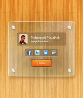 اطار وبرواز زجاجي فوتوشوب ملف مفتوح Glass Frame Free PSD