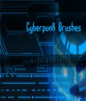 تحميل وتنزيل فرش الفوتوشوب جديدة مجانا HG Cyberpunk Brushes