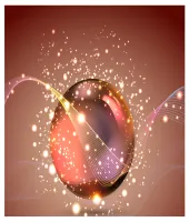 كرة زجاجية ابداعية ذهبية مع تدرجاتها فيكتور ملف مفتوح sphere ball with abstract wave 