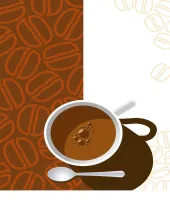 تصميم كوب كاس قهوة مميز ملف مفتوح